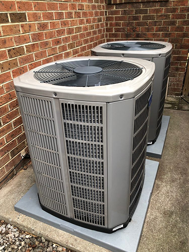 Picture of outdoor HVAC units